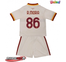 AS Roma Rodrigo Mora #86 Koszulka Wyjazdowa dzieci 2026-27 Krótki Rękaw (+ krótkie spodenki)