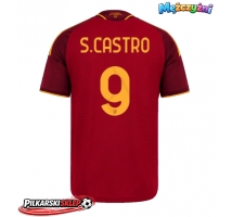 AS Roma Santiago Castro #9 Koszulka Podstawowa 2026-27 Krótki Rękaw