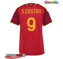 AS Roma Santiago Castro #9 Koszulka Podstawowa damskie 2026-27 Krótki Rękaw