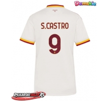 AS Roma Santiago Castro #9 Koszulka Wyjazdowa damskie 2026-27 Krótki Rękaw