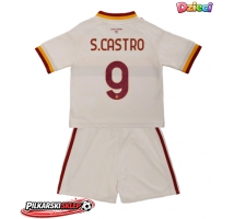 AS Roma Santiago Castro #9 Koszulka Wyjazdowa dzieci 2026-27 Krótki Rękaw (+ krótkie spodenki)
