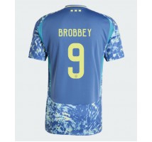 Ajax Brian Brobbey #9 Koszulka Wyjazdowa 2024-25 Krótki Rękaw