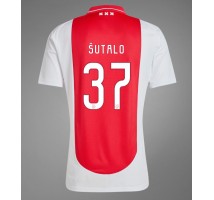Ajax Josip Sutalo #37 Koszulka Podstawowa 2024-25 Krótki Rękaw