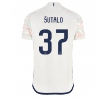 Ajax Josip Sutalo #37 Koszulka Wyjazdowa 2023-24 Krótki Rękaw