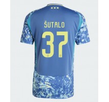 Ajax Josip Sutalo #37 Koszulka Wyjazdowa 2024-25 Krótki Rękaw