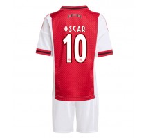 Ajax Oscar Gloukh #10 Koszulka Podstawowa dzieci 2025-26 Krótki Rękaw (+ krótkie spodenki)