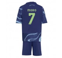 Ajax Raul Moro #7 Koszulka Wyjazdowa dzieci 2025-26 Krótki Rękaw (+ krótkie spodenki)