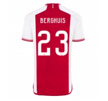 Ajax Steven Berghuis #23 Koszulka Podstawowa 2023-24 Krótki Rękaw