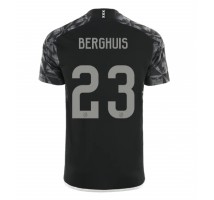 Ajax Steven Berghuis #23 Koszulka Trzecia 2023-24 Krótki Rękaw