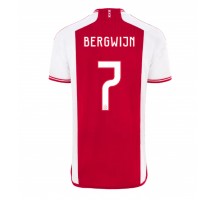 Ajax Steven Bergwijn #7 Koszulka Podstawowa 2023-24 Krótki Rękaw