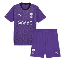 Al-Hilal Koszulka Trzecia dzieci 2024-25 Krótki Rękaw (+ krótkie spodenki)