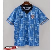 Anglia 1990 Koszulka Retro Trzecia Krótki Rękaw