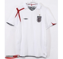 Anglia 2006 Koszulka Retro Podstawowa Krótki Rękaw