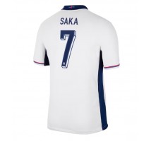Anglia Bukayo Saka #7 Koszulka Podstawowa ME 2024 Krótki Rękaw