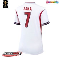 Anglia Bukayo Saka #7 Koszulka Podstawowa damskie MŚ 2026 Krótki Rękaw