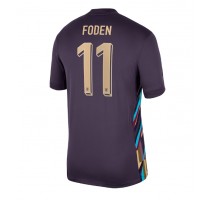 Anglia Phil Foden #11 Koszulka Wyjazdowa ME 2024 Krótki Rękaw