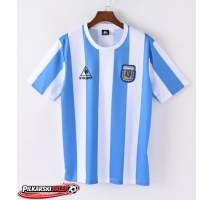 Argentyna 1986 Koszulka Retro Podstawowa Krótki Rękaw