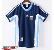 Argentyna 1988 Koszulka Retro Wyjazdowa Krótki Rękaw