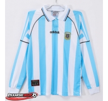 Argentyna 1996-1997 Koszulka Retro Podstawowa Krótki Rękaw