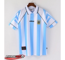 Argentyna 1997 Koszulka Retro Podstawowa Krótki Rękaw
