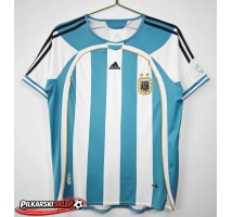 Argentyna 2006 Koszulka Retro Podstawowa Krótki Rękaw