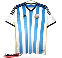 Argentyna 2014 Koszulka Retro Podstawowa Krótki Rękaw