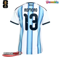 Argentyna Cristian Romero #13 Koszulka Podstawowa damskie MŚ 2026 Krótki Rękaw