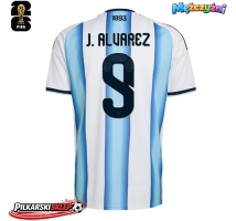 Argentyna Julian Alvarez #9 Koszulka Podstawowa MŚ 2026 Krótki Rękaw