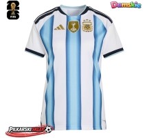 Argentyna Koszulka Podstawowa damskie MŚ 2026 Krótki Rękaw