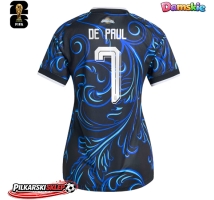 Argentyna Rodrigo De Paul #7 Koszulka Wyjazdowa damskie MŚ 2026 Krótki Rękaw