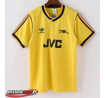 Arsenal 1986-1988 Koszulka Retro Wyjazdowa Krótki Rękaw