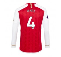 Arsenal Benjamin White #4 Koszulka Podstawowa 2023-24 Długi Rękaw