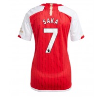 Arsenal Bukayo Saka #7 Koszulka Podstawowa damskie 2023-24 Krótki Rękaw
