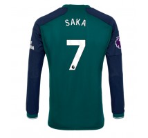 Arsenal Bukayo Saka #7 Koszulka Trzecia 2023-24 Długi Rękaw