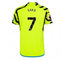 Arsenal Bukayo Saka #7 Koszulka Wyjazdowa 2023-24 Krótki Rękaw