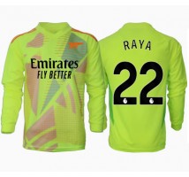 Arsenal David Raya #22 Bramkarskie Koszulka Podstawowa 2024-25 Długi Rękaw