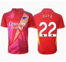 Arsenal David Raya #22 Bramkarskie Koszulka Wyjazdowa 2024-25 Krótki Rękaw