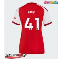 Arsenal Declan Rice #41 Koszulka Podstawowa damskie 2026-27 Krótki Rękaw
