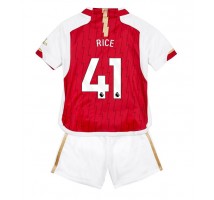 Arsenal Declan Rice #41 Koszulka Podstawowa dzieci 2023-24 Krótki Rękaw (+ krótkie spodenki)