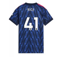 Arsenal Declan Rice #41 Koszulka Wyjazdowa damskie 2025-26 Krótki Rękaw