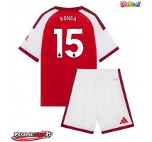 Arsenal Ezri Konsa #15 Koszulka Podstawowa dzieci 2026-27 Krótki Rękaw (+ krótkie spodenki)