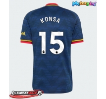 Arsenal Ezri Konsa #15 Koszulka Wyjazdowa 2026-27 Krótki Rękaw