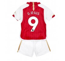 Arsenal Gabriel Jesus #9 Koszulka Podstawowa dzieci 2023-24 Krótki Rękaw (+ krótkie spodenki)