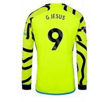 Arsenal Gabriel Jesus #9 Koszulka Wyjazdowa 2023-24 Długi Rękaw