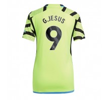 Arsenal Gabriel Jesus #9 Koszulka Wyjazdowa damskie 2023-24 Krótki Rękaw