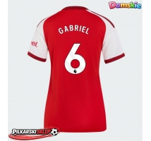 Arsenal Gabriel Magalhaes #6 Koszulka Podstawowa damskie 2026-27 Krótki Rękaw