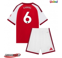 Arsenal Gabriel Magalhaes #6 Koszulka Podstawowa dzieci 2026-27 Krótki Rękaw (+ krótkie spodenki)