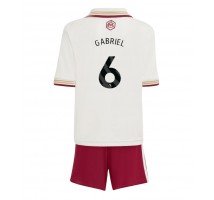 Arsenal Gabriel Magalhaes #6 Koszulka Trzecia dzieci 2025-26 Krótki Rękaw (+ krótkie spodenki)