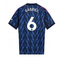 Arsenal Gabriel Magalhaes #6 Koszulka Wyjazdowa 2025-26 Krótki Rękaw