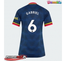 Arsenal Gabriel Magalhaes #6 Koszulka Wyjazdowa damskie 2026-27 Krótki Rękaw